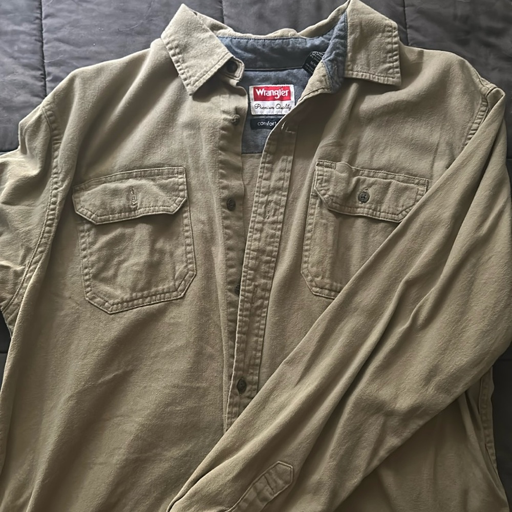 Wrangler Khaki Shirt M